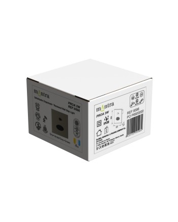 PROA * BAÑADOR PARED LED 3W 3000K GRIS/VERDE